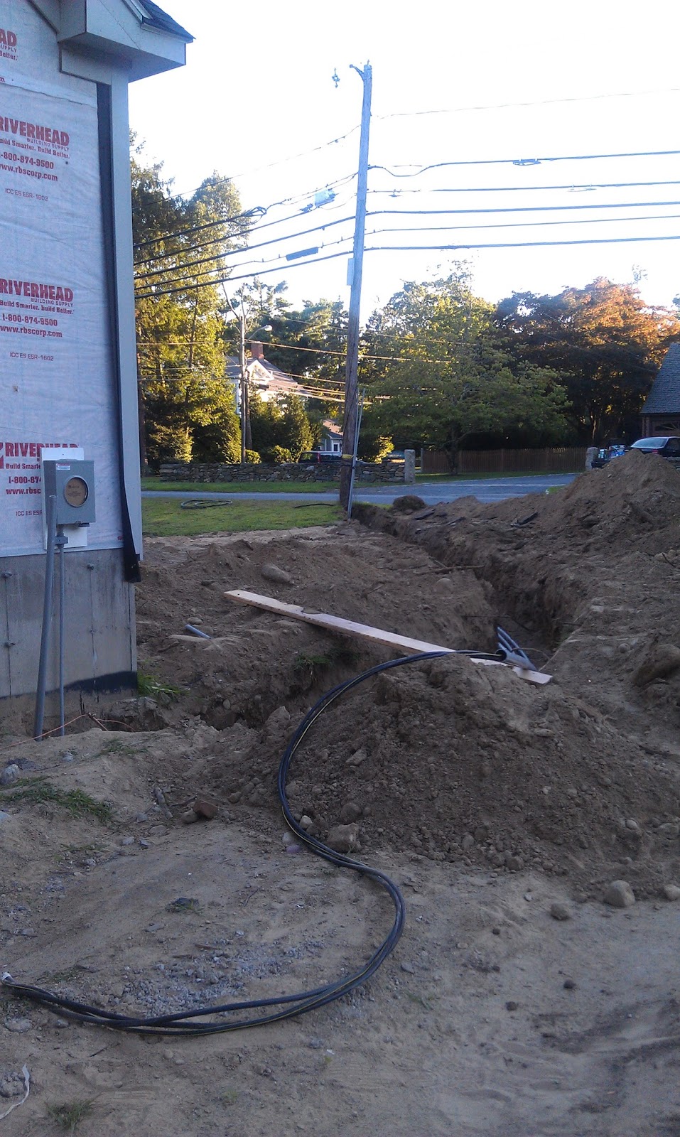 The Impatient Home Builder Electrical, Water & Pavers Update