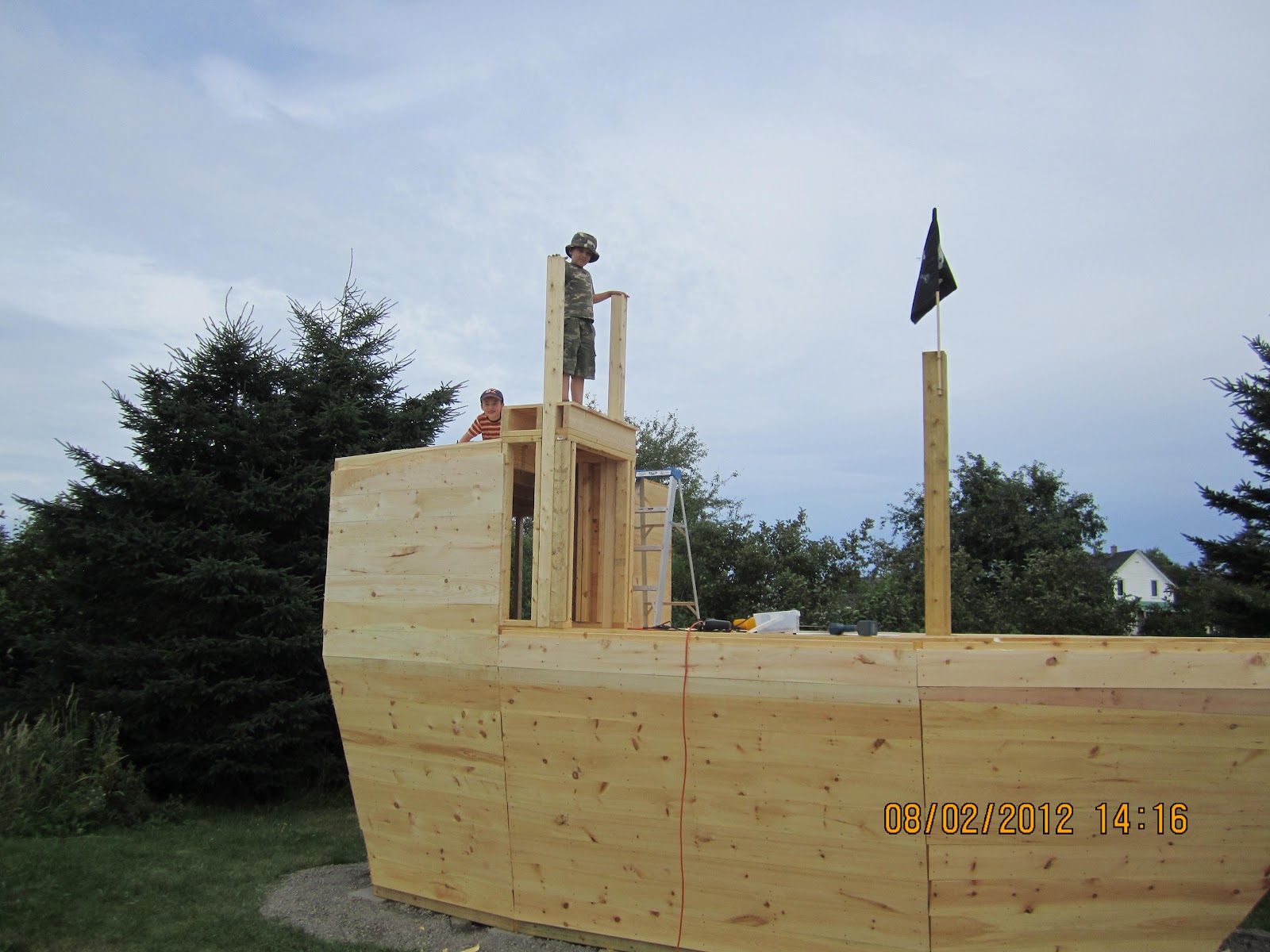 Backyard Kidz: Backyard Pirate Ship - Day 10 (I think)