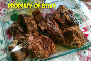 BTHM Peasy Coca Cola BBQ Beef out of the pot