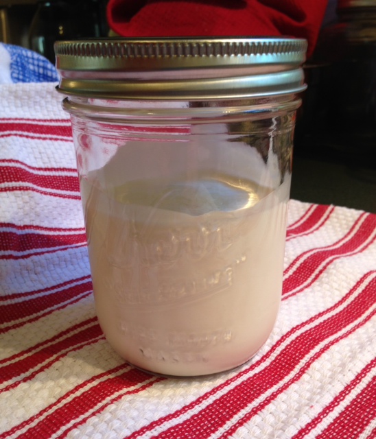 How to make homechurned butter in a mason jar. Farm Girl Inspirations