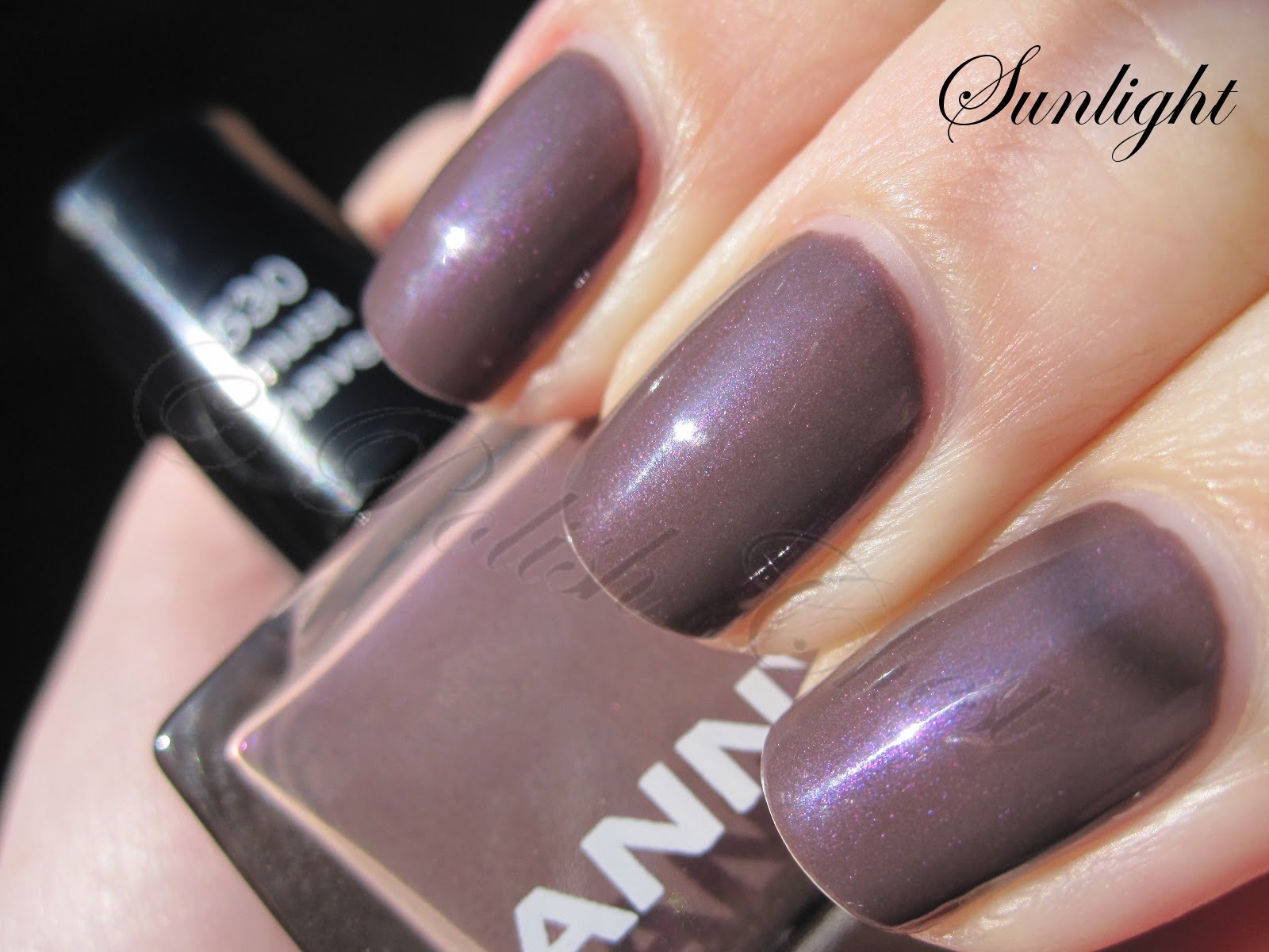 Polish chest: anny must have Lila und braun