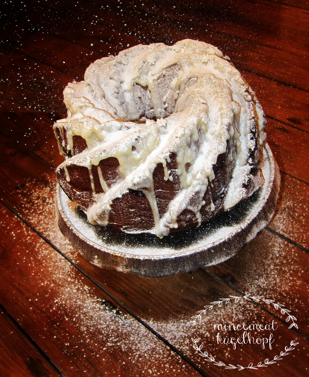 Mincemeat Kugelhopf with Rum Butter Glaze supergolden bakes