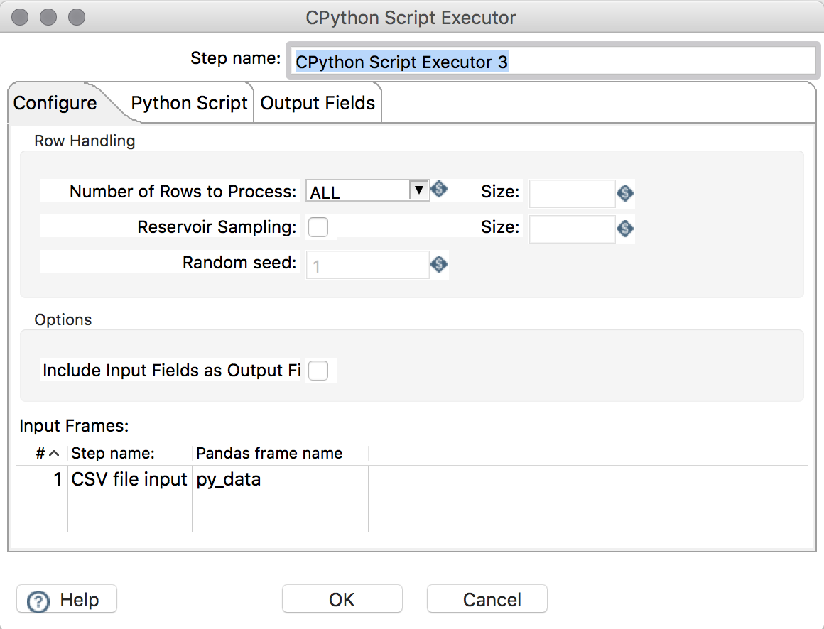 python 3.x - CPython Script Executor does't work on Pentaho Kettle