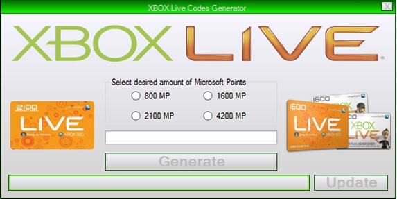 Free Xbox Live Code Generator No Download Or Survey