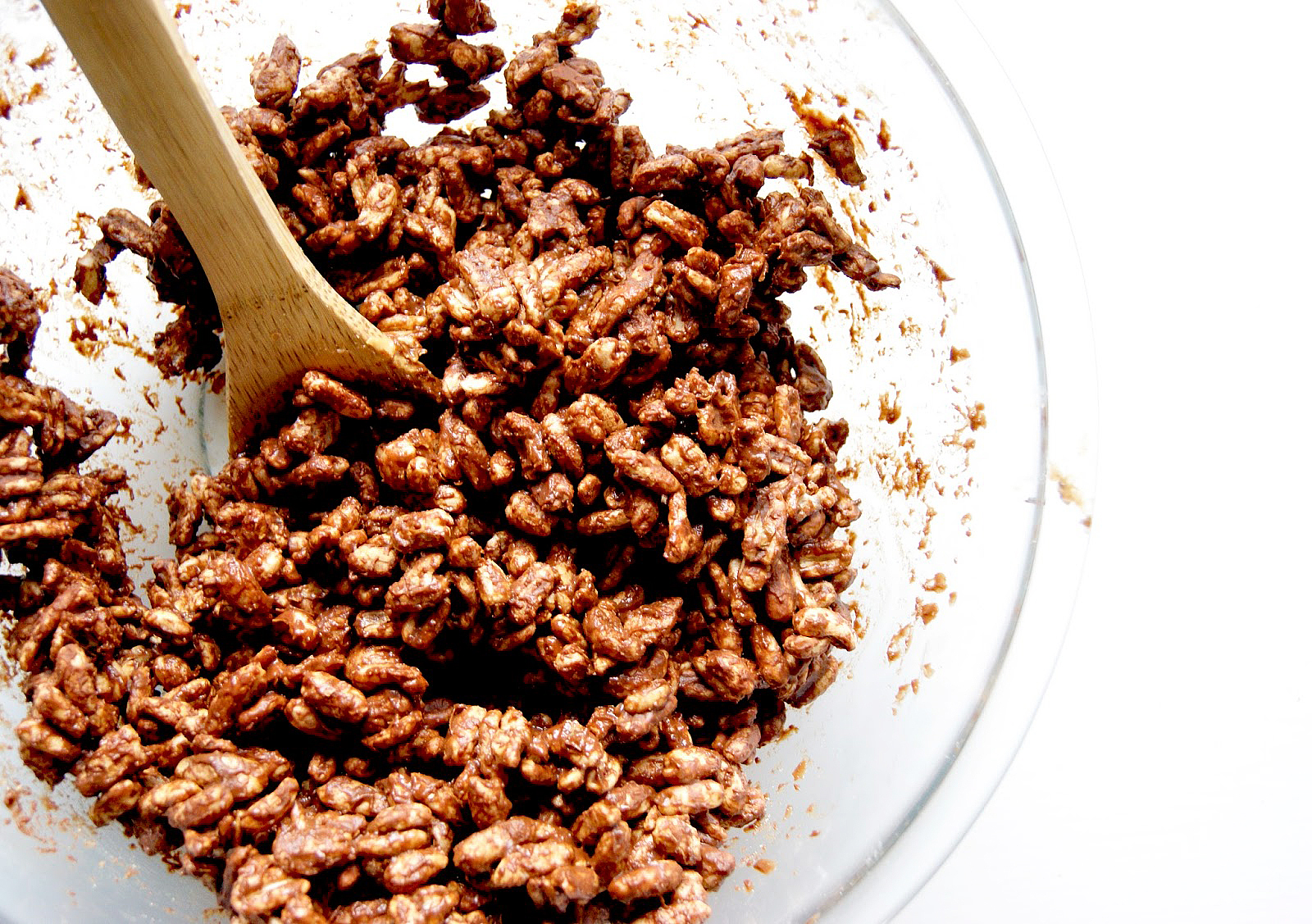 Peanut Butter Puffed Wheat Squares (Vegan, Refined Sugarfree