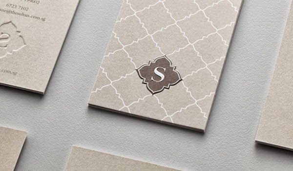 Embossed Business Cards