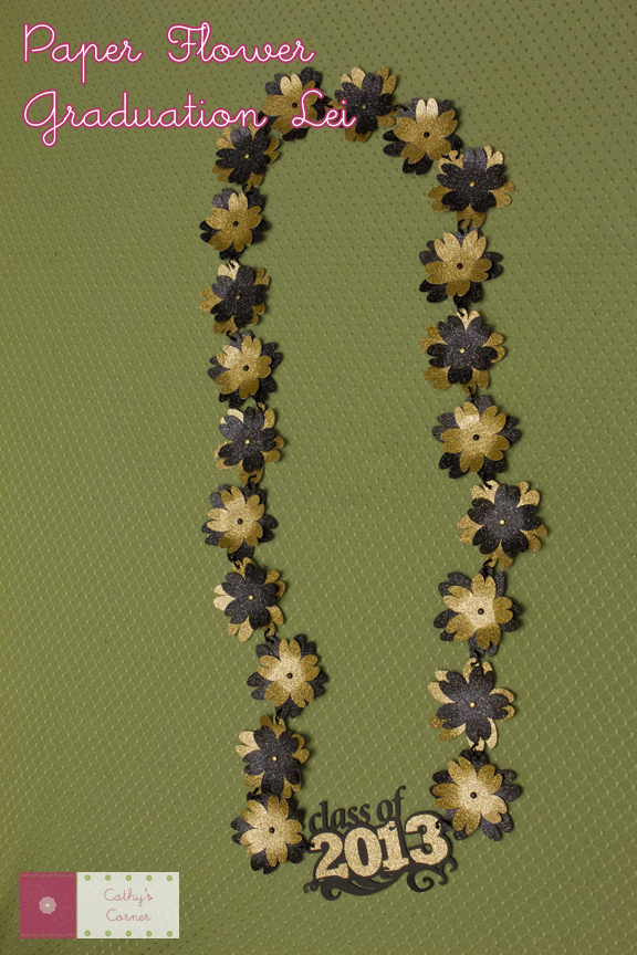 cathys corner paper flower graduation lei paper flower leis