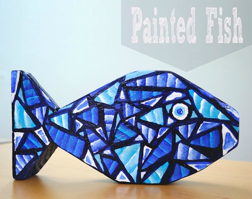 Painted Wooden Fish