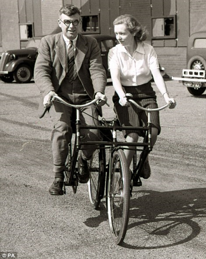 Bicycle built for two...sideways ~