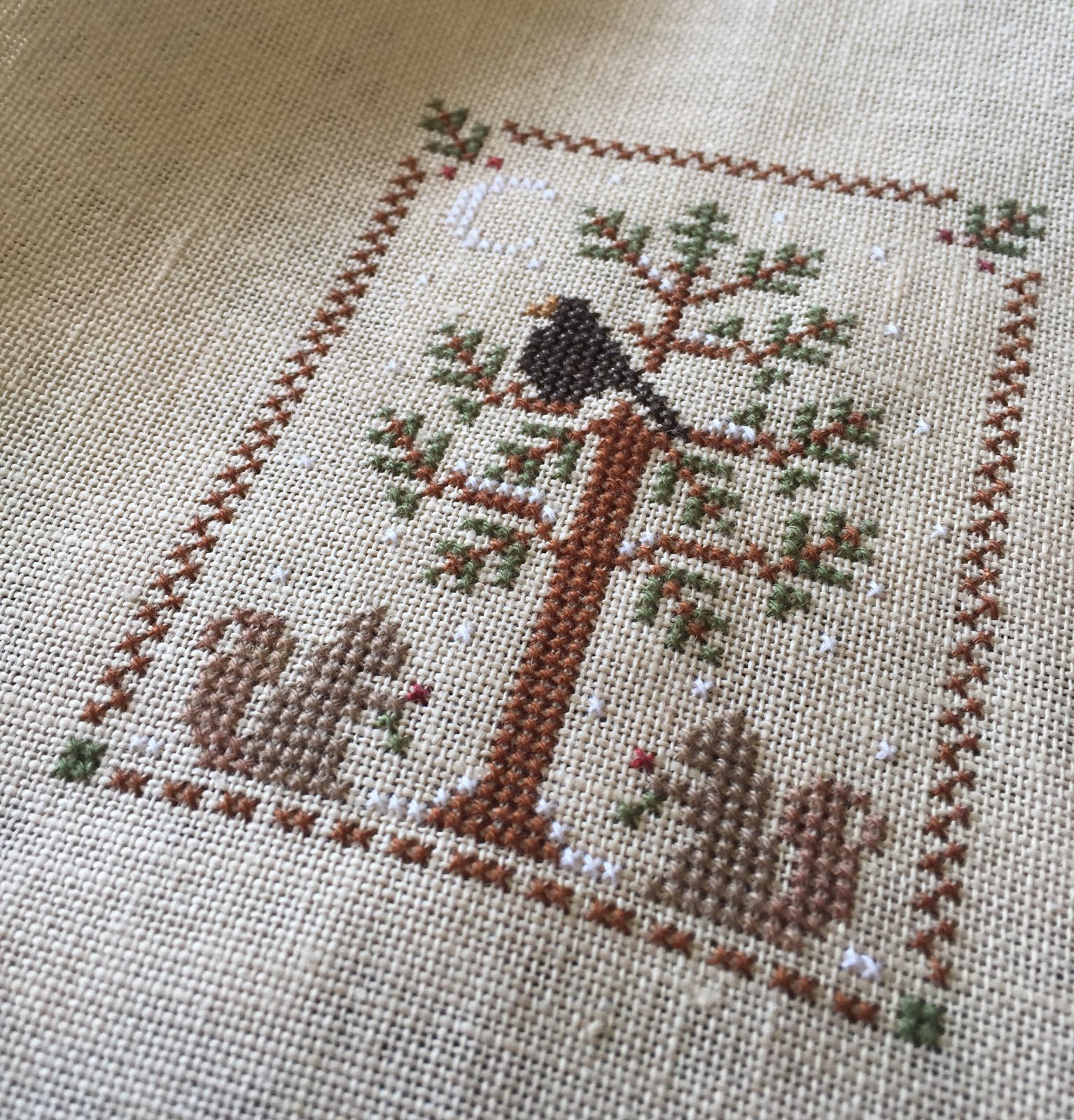 Completed- Little House Needleworks Ornament