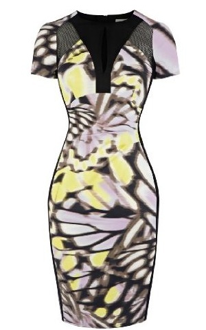 karen millen butterfly dress