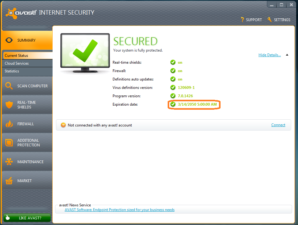 avast antivirus free download 2012 full version with crack for windows 7