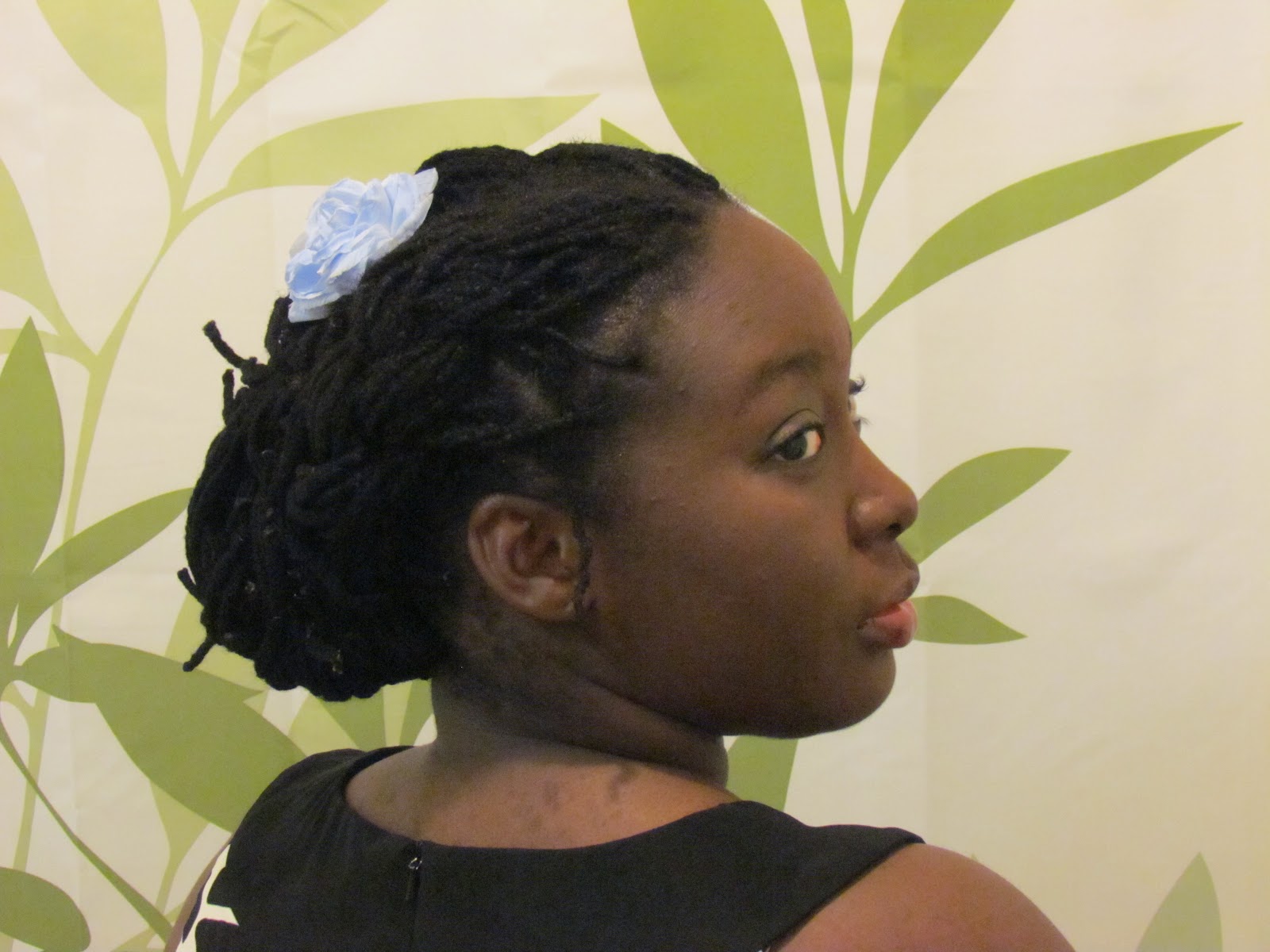 Hairstyles Yarn Braids Braided bun