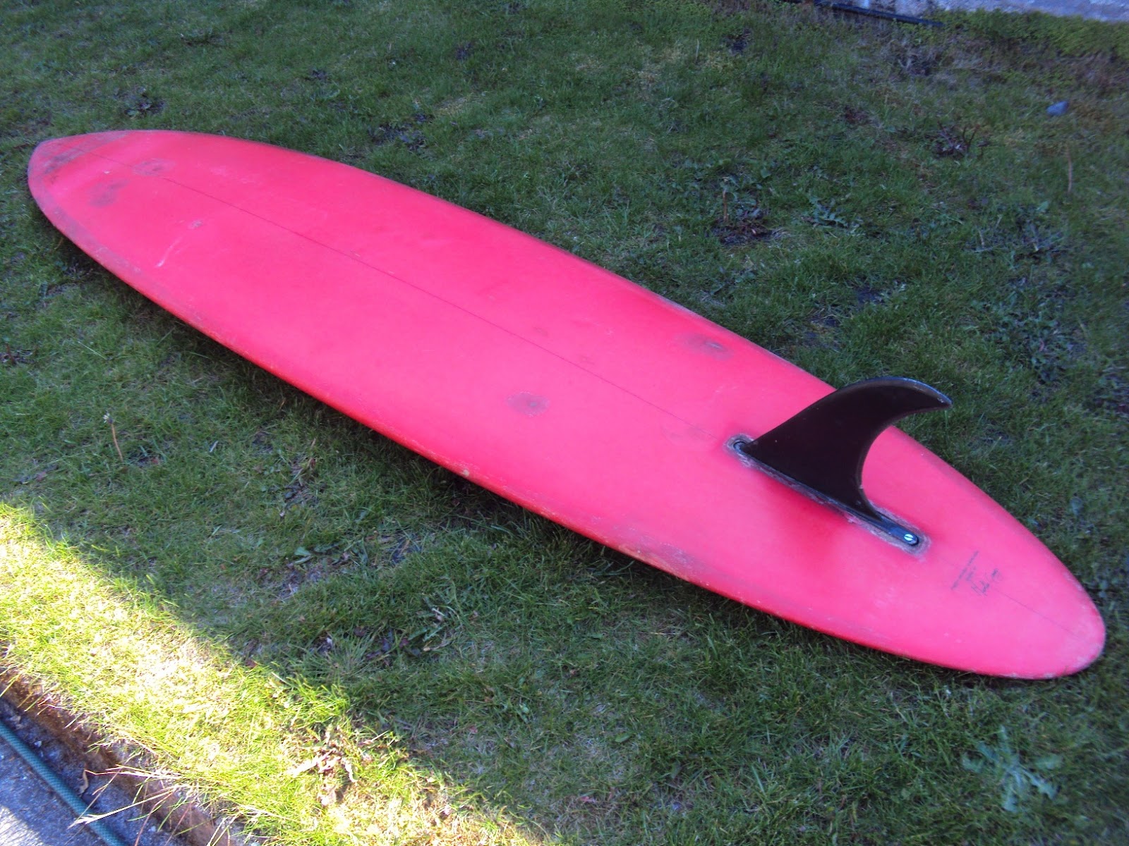 vintage surfboard collector UK Martin Richard of Newquay singlefin
