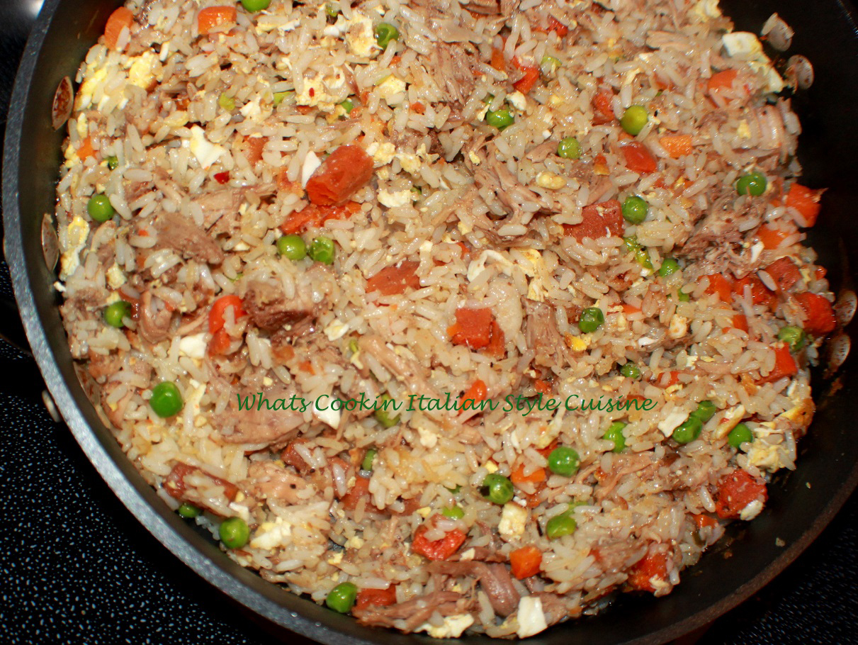 Leftover Pork Fried Rice What's Cookin' Italian Style Cuisine