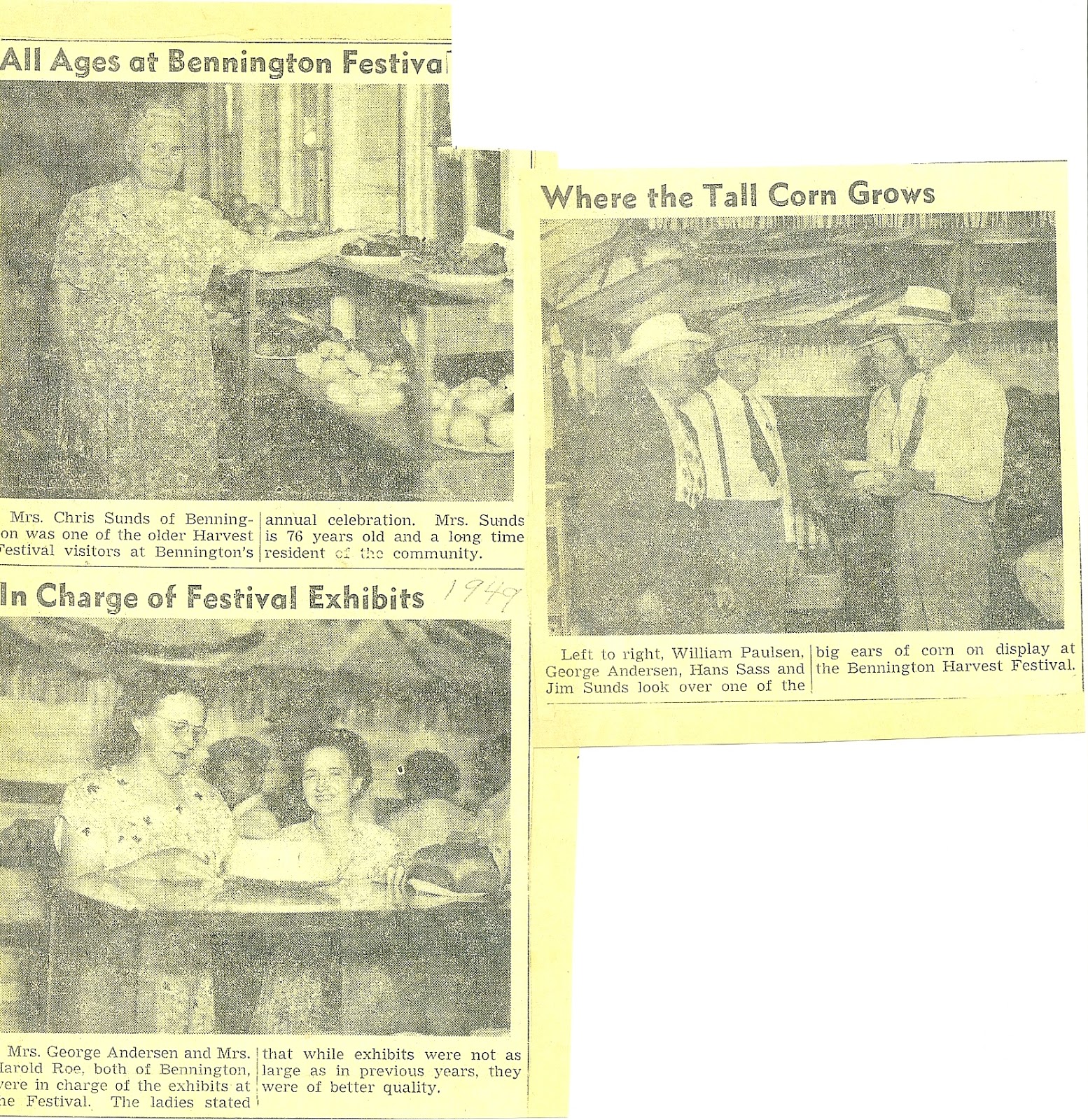 Bennington Historical Society Bennington, Nebraska Bennington