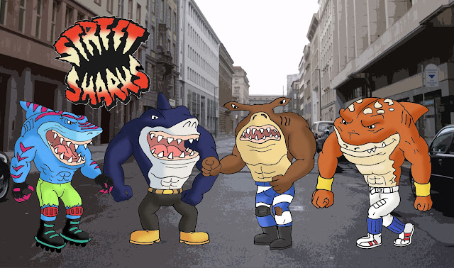 Sharks street shark deviantart cartoon wallpaper mange blank wallpapers july slam week visit cherene ville requins les Craneimal: July 2013