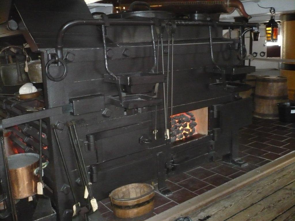 Margaret Muir Cooking on wooden sailing ships in the 1700s and 1800s