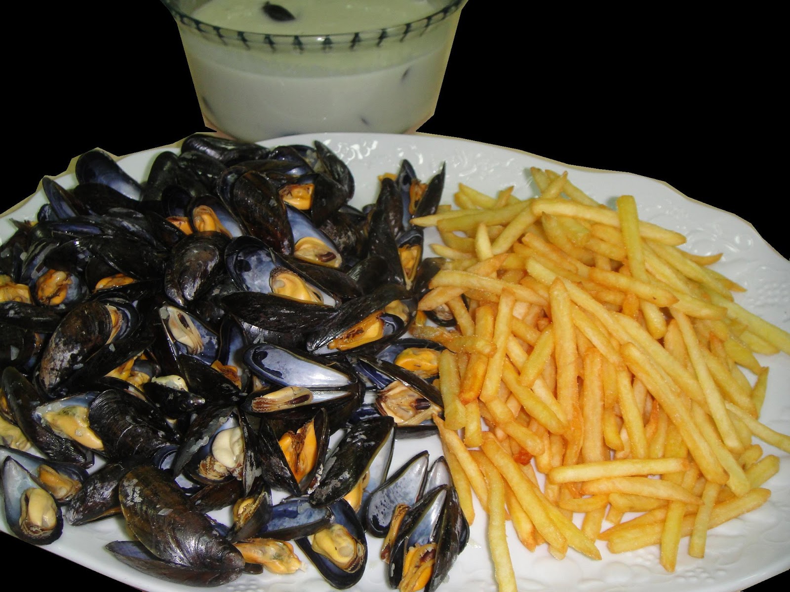 Maryam's Culinary Wonders 273. Moules Frites Mussels and Fries