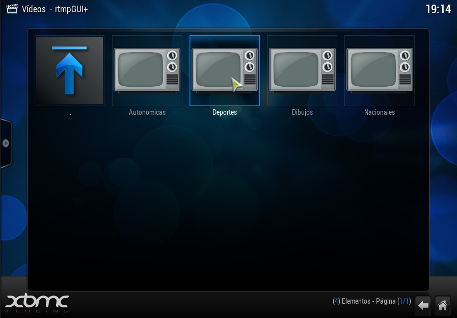 RTMPGUI+ : Todo el Fútbol en XBMC RTMPGUI+ : Todo el Fútbol en XBMC
