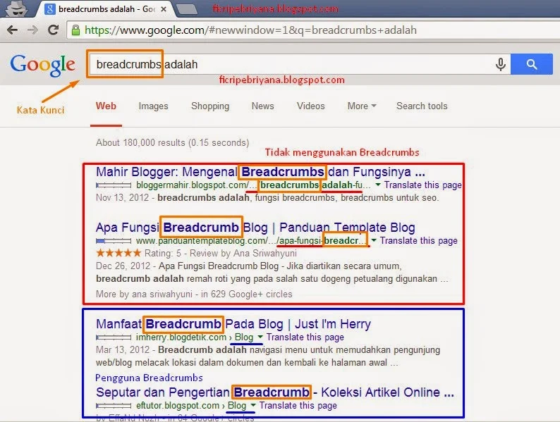 Tidak Penting Memasang Breadcrumbs Untuk Blog 2 - Ficri Pebriyana