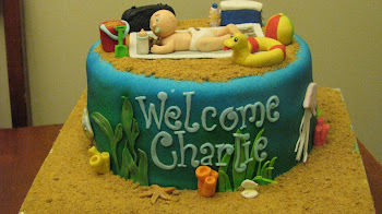 A very unique Baby Shower cake for Charlie!