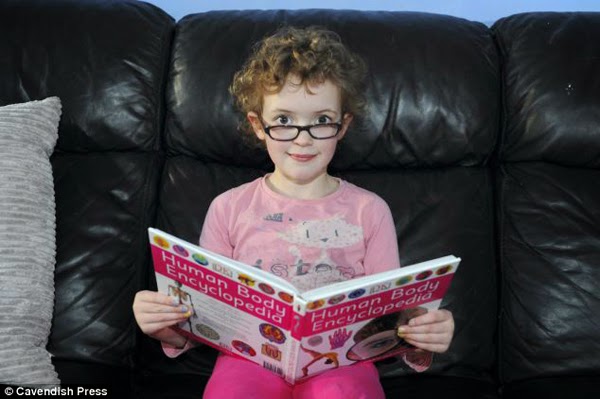 Niña de 6 años quedará ciega por una enfermedad rara