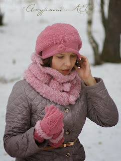 зимняя шапка и шарф