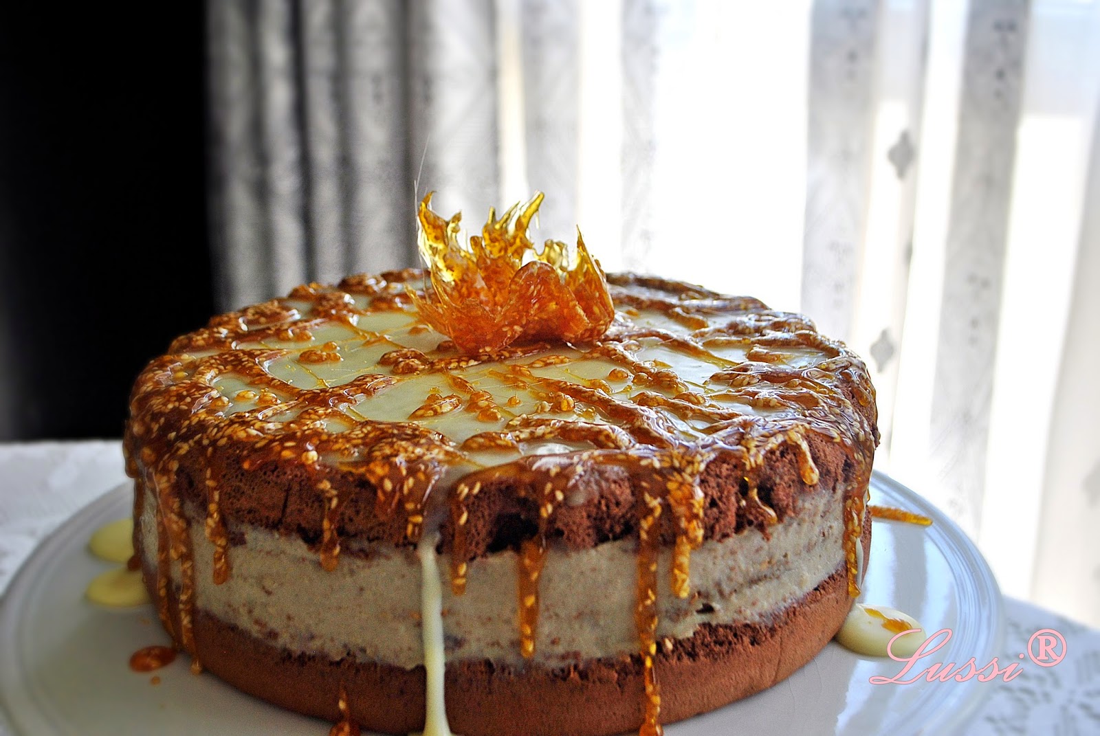 Lussi`s World of Artcraft Една поразлична торта Торта с халва