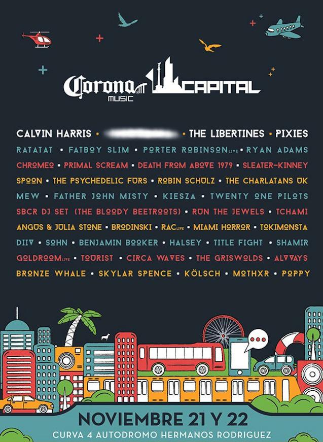 Corona Capital 2015 Cartel de bandas Corona Capital 2015 Cartel de bandas