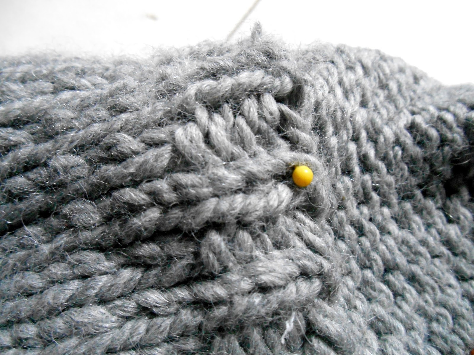 Solène Knits Fixing day How to shorten sleeves