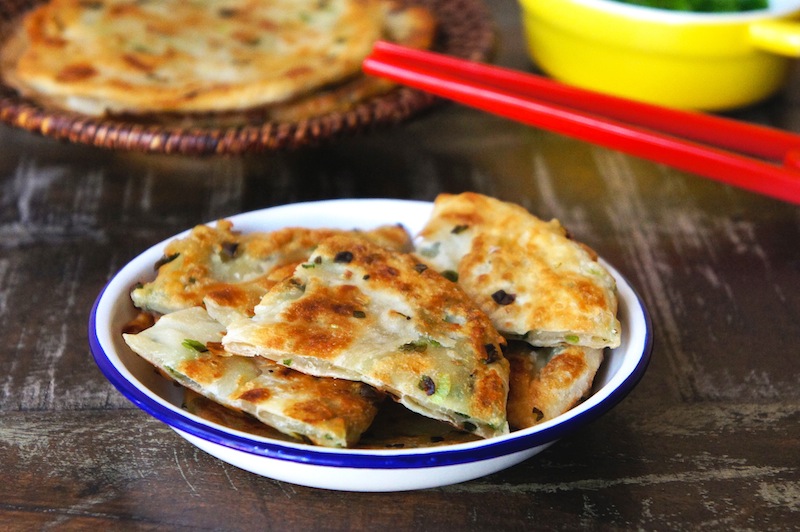 Chinese Scallion Pancakes or Green Onion Pancakes