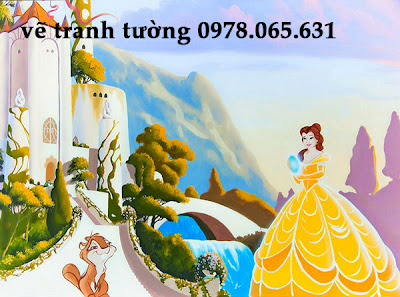 vẽ tranh tường phòng bé vẽ tranh tường mầm non
