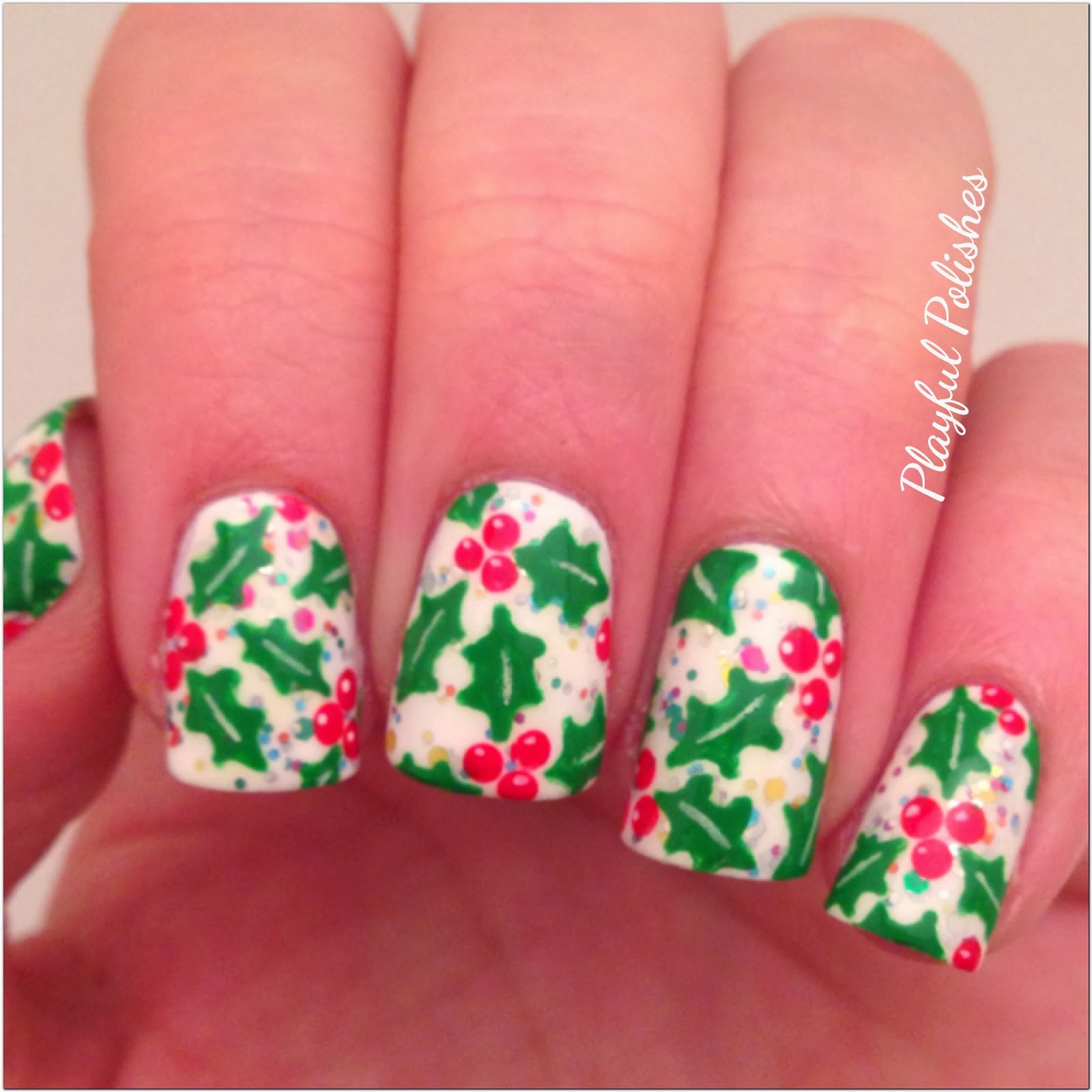 Playful Polishes HOLLY NAILS