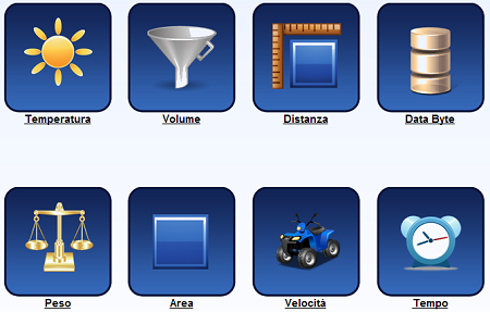 programma per convertire grandezze fisiche