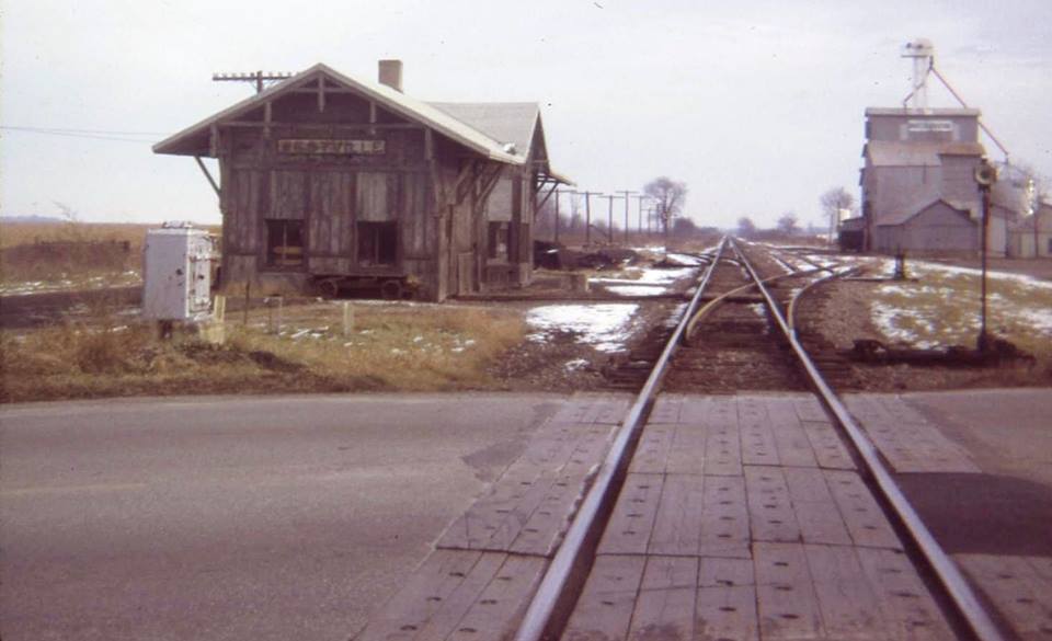 Towns and Nature Westville, IN Wabash Depot and Grain Elevator