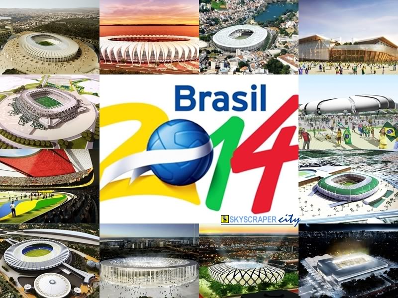 Obras da Copa do Mundo (futebol 10 X 0 educação!), a maçonaria é quem estar por trás da copa do mundo!...rola muita magia negra em torno da copa do mundo,na finalidade de manipulação de pessoas!...há um grande obsessão psicopática por seres humanos nela!