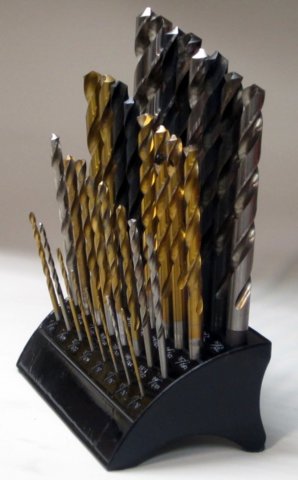 MI Shop Tools Inventions Vintage Drill Bit Holders