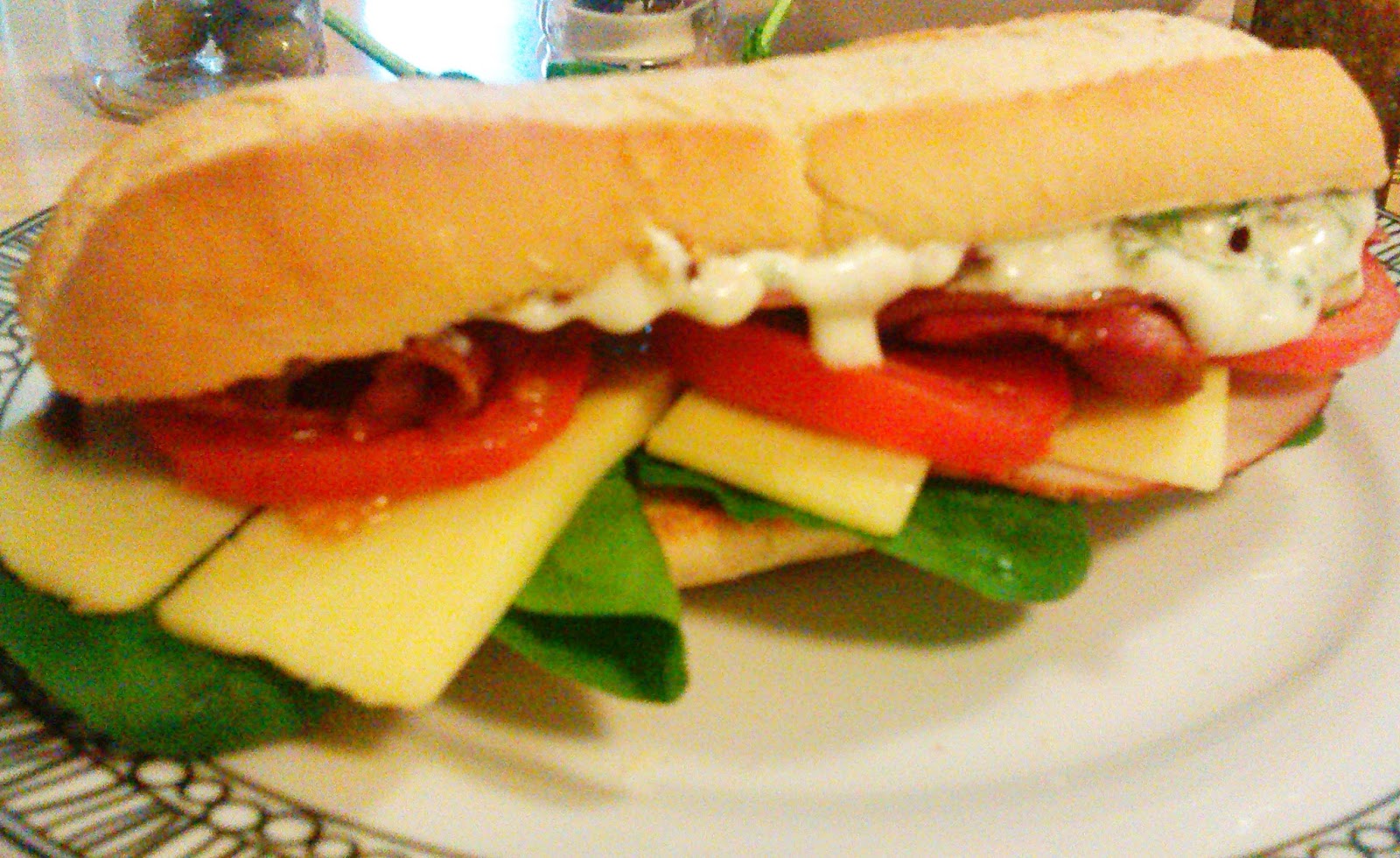 Massive Food Baby DIY Sub Sandwich with Garlic Sauce