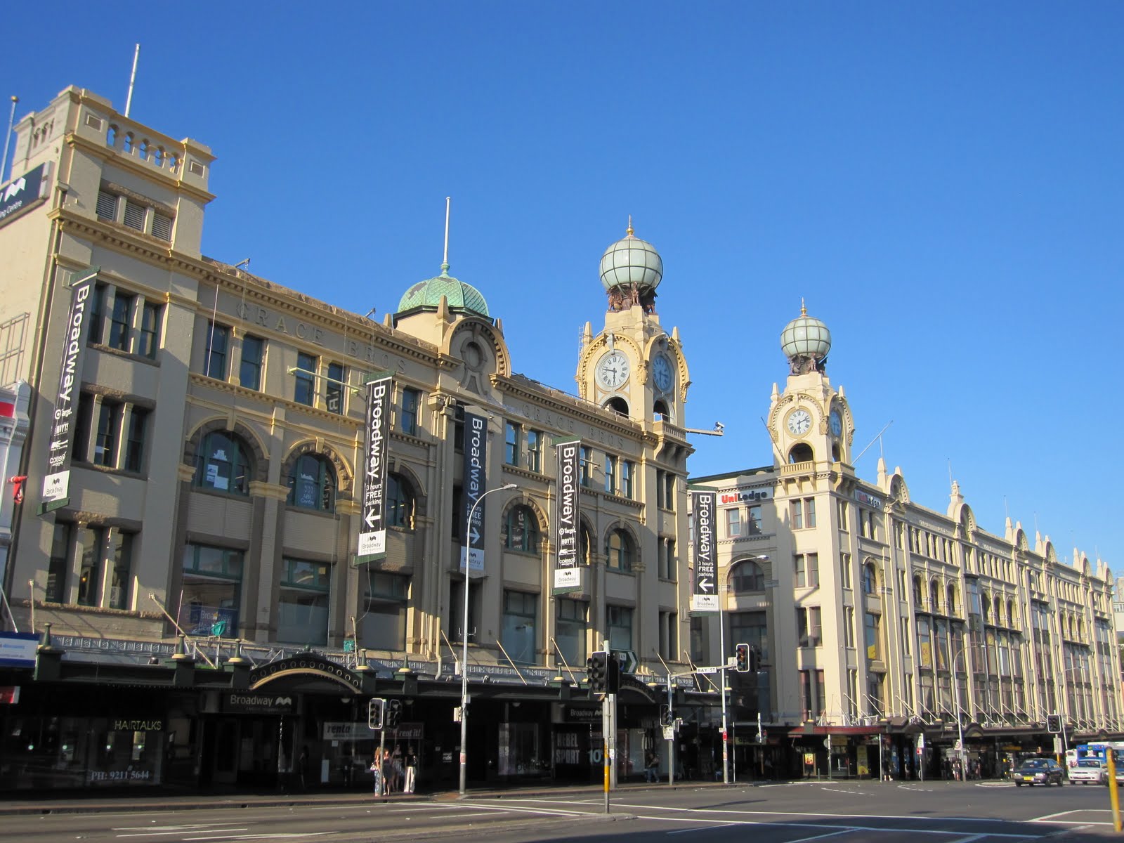 Sydney City and Suburbs Broadway, Grace Brothers department store