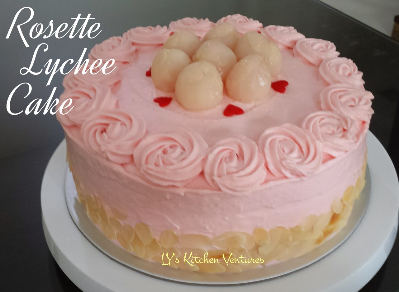  Rosette Lychee Cake