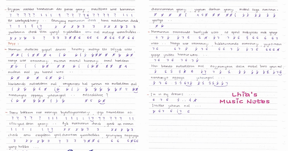 Not Angka : IU - Good Day | Not Angka Lagu (Ost. K-Drama) Not Angka : IU - Good Day | Not Angka Lagu (Ost. K-Drama)