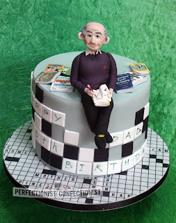 The Perfectionist Confectionist: Crossword Fiend!! - Birthday Cake
