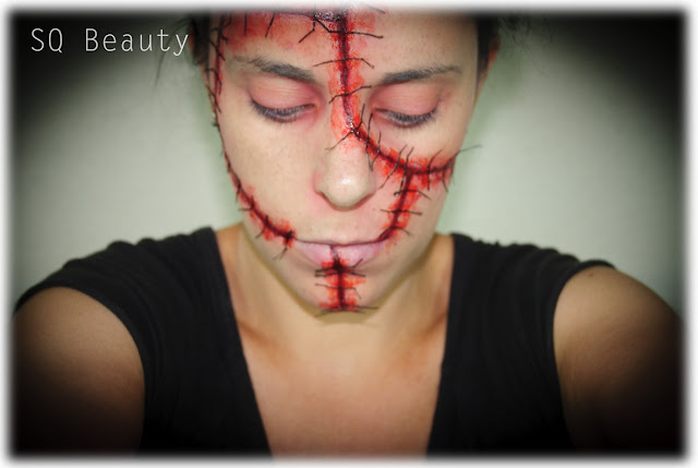 Cara cosida maquillaje efectos especiales Halloween, Stitched face special effects makeup Silvia Quirós Cara cosida maquillaje efectos especiales Halloween, Stitched face special effects makeup Silvia Quirós