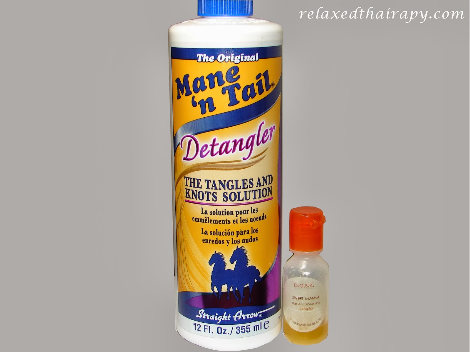 Air Dry Relaxed Hair Banding Method