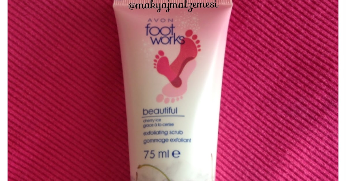 Makyaj Malzemesi Avon Foot Works Exfoliating Scrub