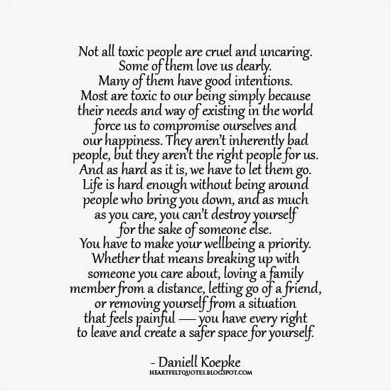 Heartfelt Quotes: Toxic people
