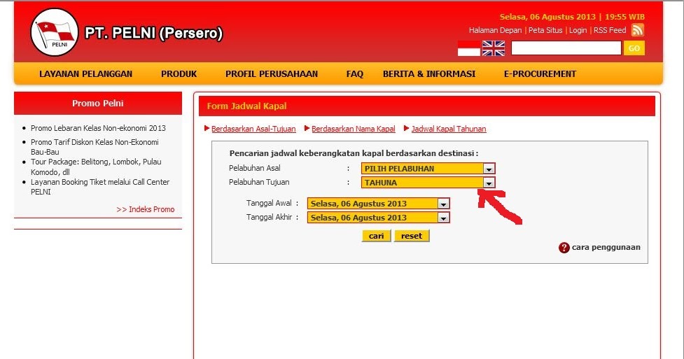 Jadwal Keberangkatan Kapal Laut | Kode pos kota indonesia
