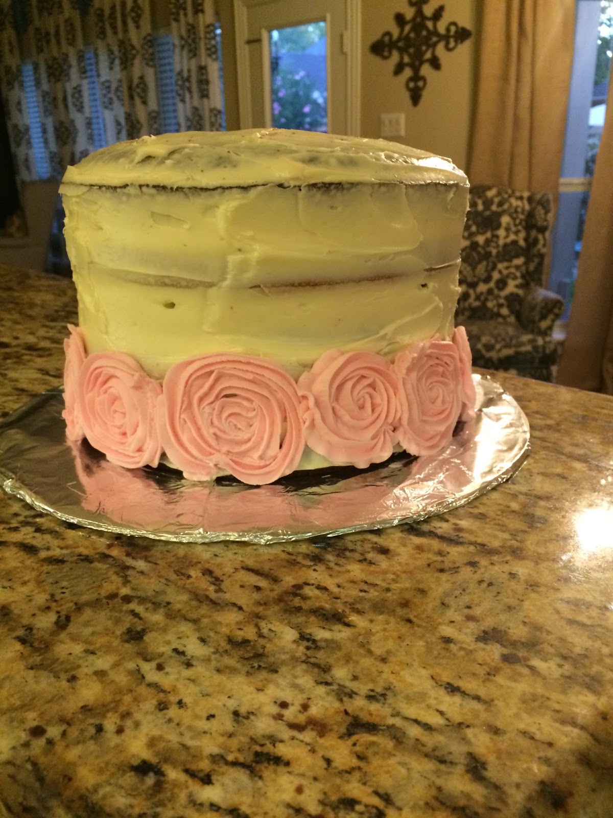 Crafty Texas Girls DIY Rosette Cake (Posh Puppies in