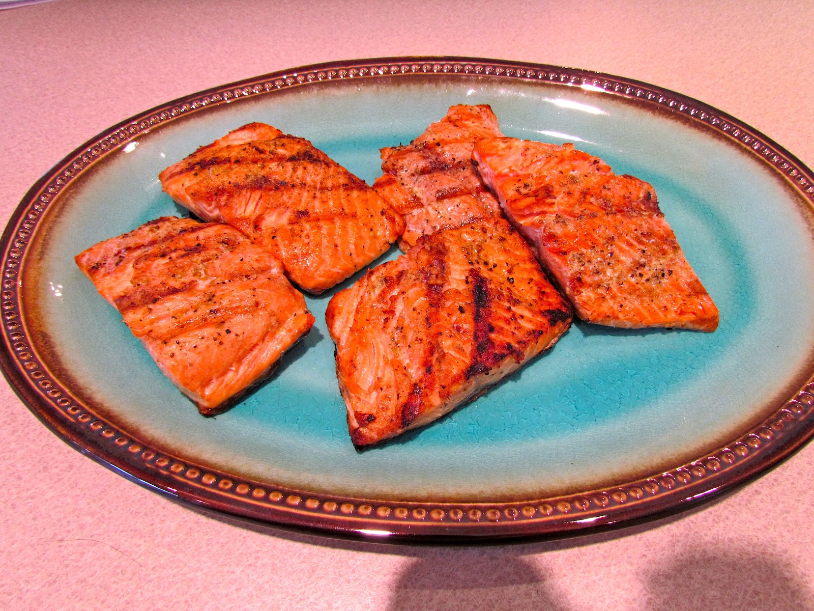 Cooking Illustrated Pampered Chef Citrus & Basil Rub Grilled Salmon